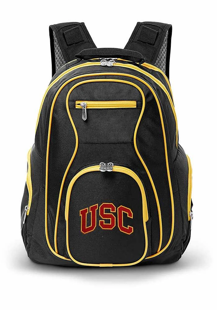 19 Laptop Yellow Trim USC Trojans Backpack - Black