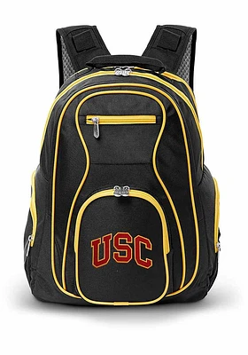 19 Laptop Yellow Trim USC Trojans Backpack - Black