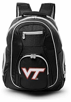 Virginia Tech Hokies Black 19 Laptop Grey Trim Backpack