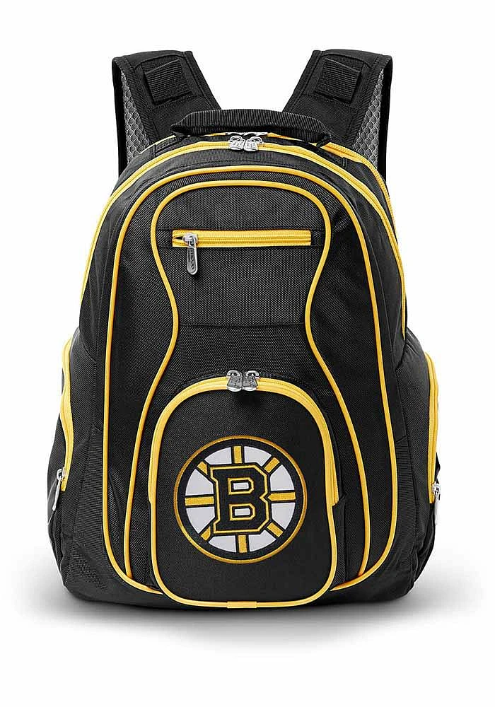 Boston Bruins Black 19 Laptop Yellow Trim Backpack