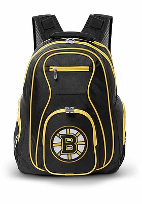 Boston Bruins Black 19 Laptop Yellow Trim Backpack