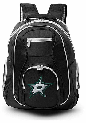 Dallas Stars Black 19 Laptop Grey Trim Backpack