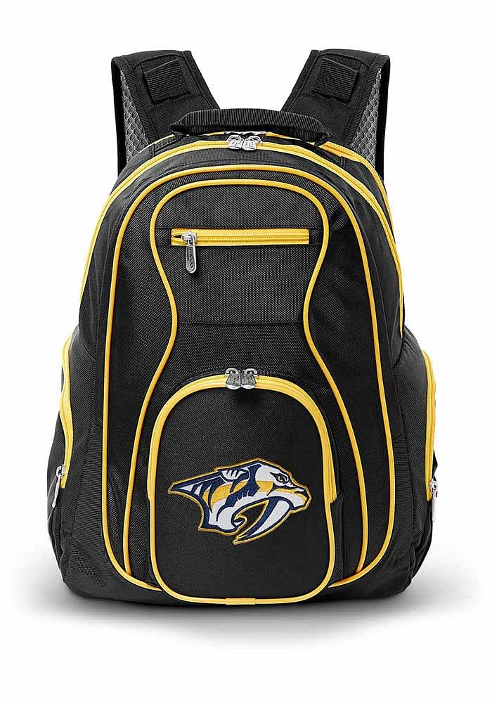 Nashville Predators Black 19 Laptop Yellow Trim Backpack