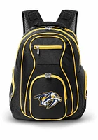 Nashville Predators Black 19 Laptop Yellow Trim Backpack