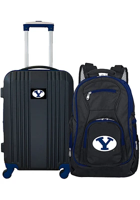BYU Cougars Black 2-Piece Set Luggage