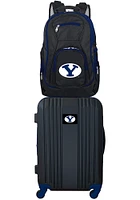 BYU Cougars Black 2-Piece Set Luggage