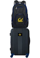 Cal Golden Bears Black 2-Piece Set Luggage