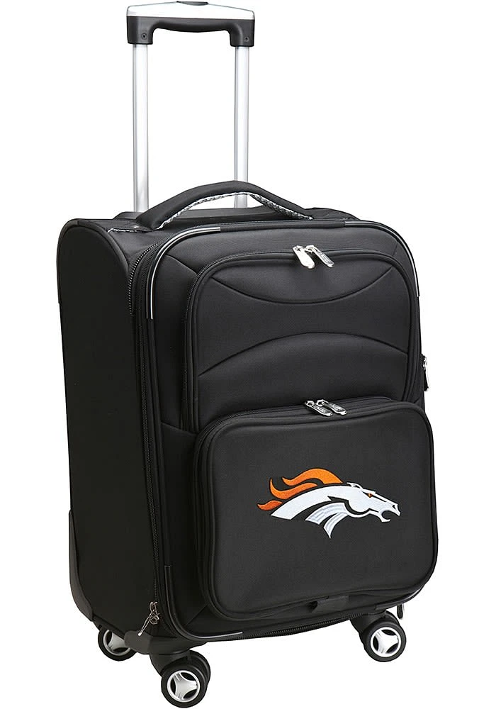 Denver Broncos Black 20 Softsided Spinner Luggage