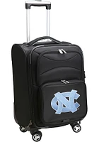 North Carolina Tar Heels Black 20 Softsided Spinner Luggage