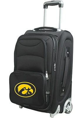 Iowa Hawkeyes Black 20 Softsided Rolling Luggage