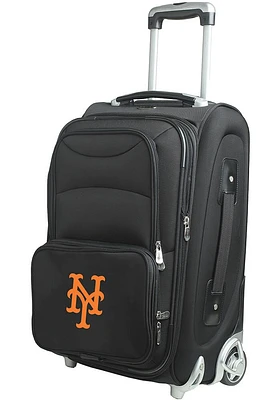 New York Mets Black 20 Softsided Rolling Luggage