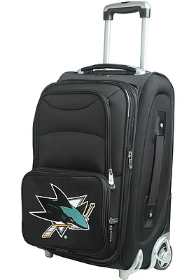 San Jose Sharks Black 20 Softsided Rolling Luggage