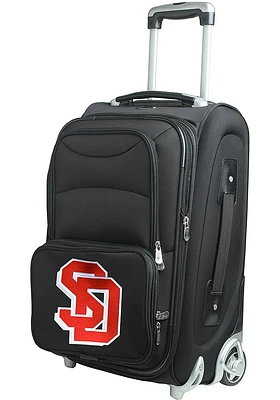 South Dakota Coyotes Black 20 Softsided Rolling Luggage