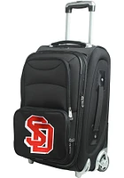 South Dakota Coyotes Black 20 Softsided Rolling Luggage
