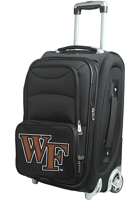 Wake Forest Demon Deacons Black 20 Softsided Rolling Luggage