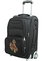 Wyoming Cowboys Black 20 Softsided Rolling Luggage