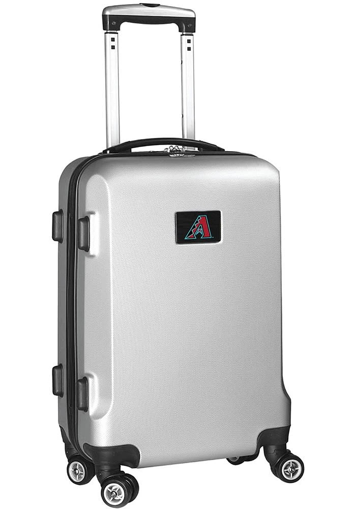 Arizona Diamondbacks Silver 20 Hard Shell Carry On Luggage