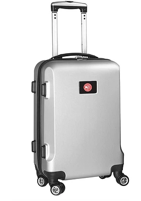 Atlanta Hawks Silver 20 Hard Shell Carry On Luggage