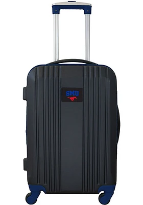SMU Mustangs Navy Blue 21 Two Tone Luggage