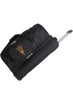 Arizona State Sun Devils Black Rolling Duffel Luggage