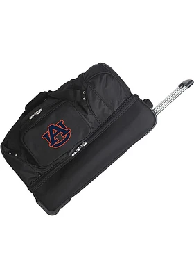 Auburn Tigers Black Rolling Duffel Luggage