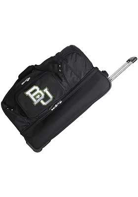 Baylor Bears Black Rolling Duffel Luggage