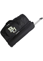 Baylor Bears Black Rolling Duffel Luggage