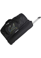 Cal Golden Bears Black Rolling Duffel Luggage