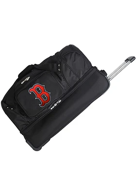Boston Red Sox Black Rolling Duffel Luggage