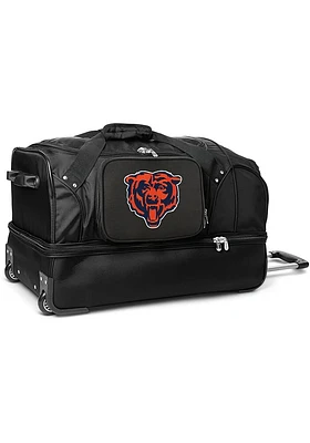 Chicago Bears Black Rolling Duffel Luggage