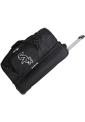 Chicago White Sox Black Rolling Duffel Luggage
