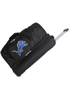 Detroit Lions Black 27 Rolling Duffel Luggage