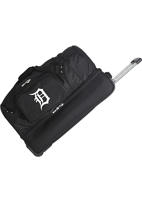 Detroit Tigers Black Rolling Duffel Luggage