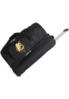 Ferris State Bulldogs Black Rolling Duffel Luggage