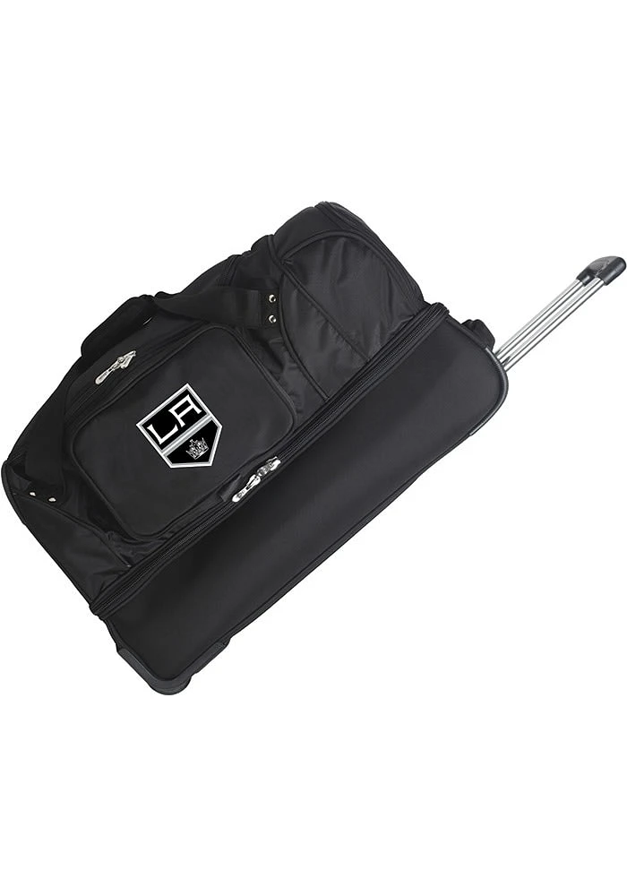 Los Angeles Kings Black Rolling Duffel Luggage