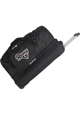 Los Angeles Rams Black Rolling Duffel Luggage