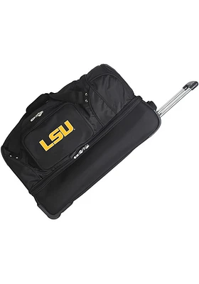 LSU Tigers Black Rolling Duffel Luggage