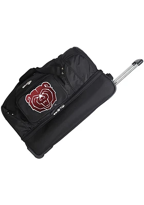 Missouri State Bears Black Rolling Duffel Luggage