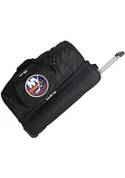 New York Islanders Black Rolling Duffel Luggage