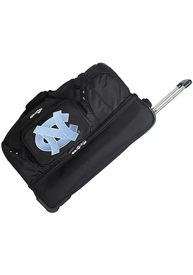 North Carolina Tar Heels Black Rolling Duffel Luggage