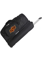 Oklahoma State Cowboys Black Rolling Duffel Luggage