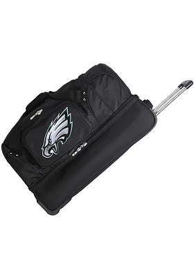 Philadelphia Eagles Black 27 Rolling Duffel Luggage