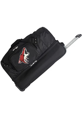 Arizona Coyotes Black Rolling Duffel Luggage