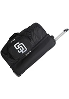 San Diego Padres Black Rolling Duffel Luggage