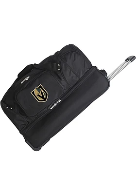 Vegas Golden Knights Black Rolling Duffel Luggage