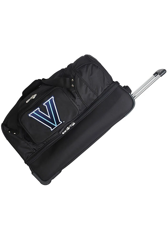 Villanova Wildcats Black Rolling Duffel Luggage