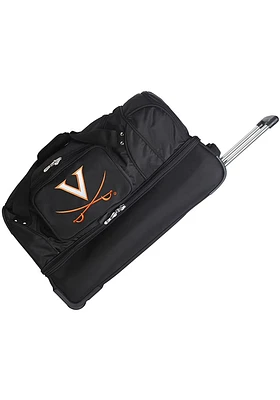 Virginia Cavaliers Black Rolling Duffel Luggage
