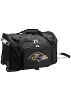 Baltimore Ravens Black 22 Rolling Duffel Luggage