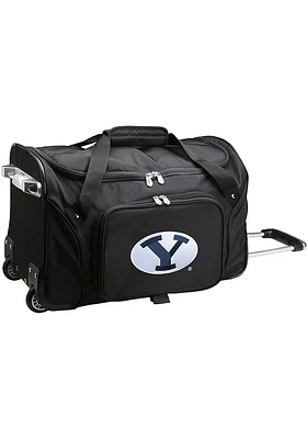 BYU Cougars Black 22 Rolling Duffel Luggage