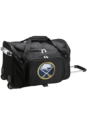 Buffalo Sabres Black 22 Rolling Duffel Luggage